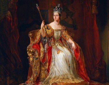 ​维多利亚女王（1837年即位联合王国女王,1876年即位印度女皇）