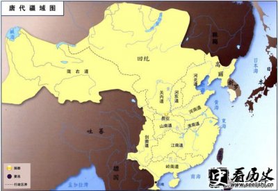 ​唐朝行政区划图及古今地名对照表地图 唐朝疆域地图